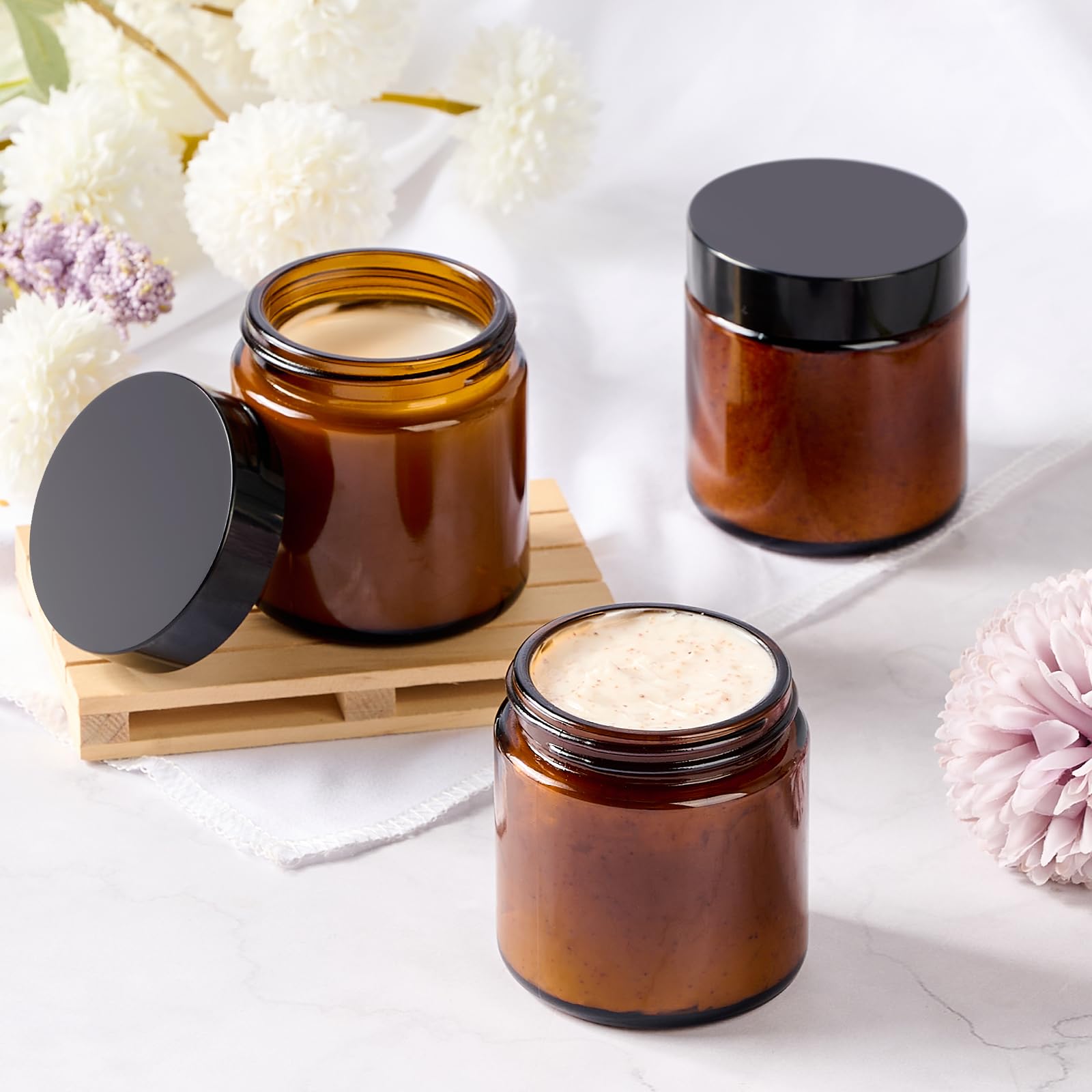 Qeirudu 4 oz jar suitable for lotions, balms, candles