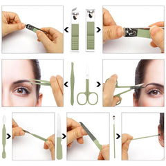 QEYMN portable case open for travel-ready manicure