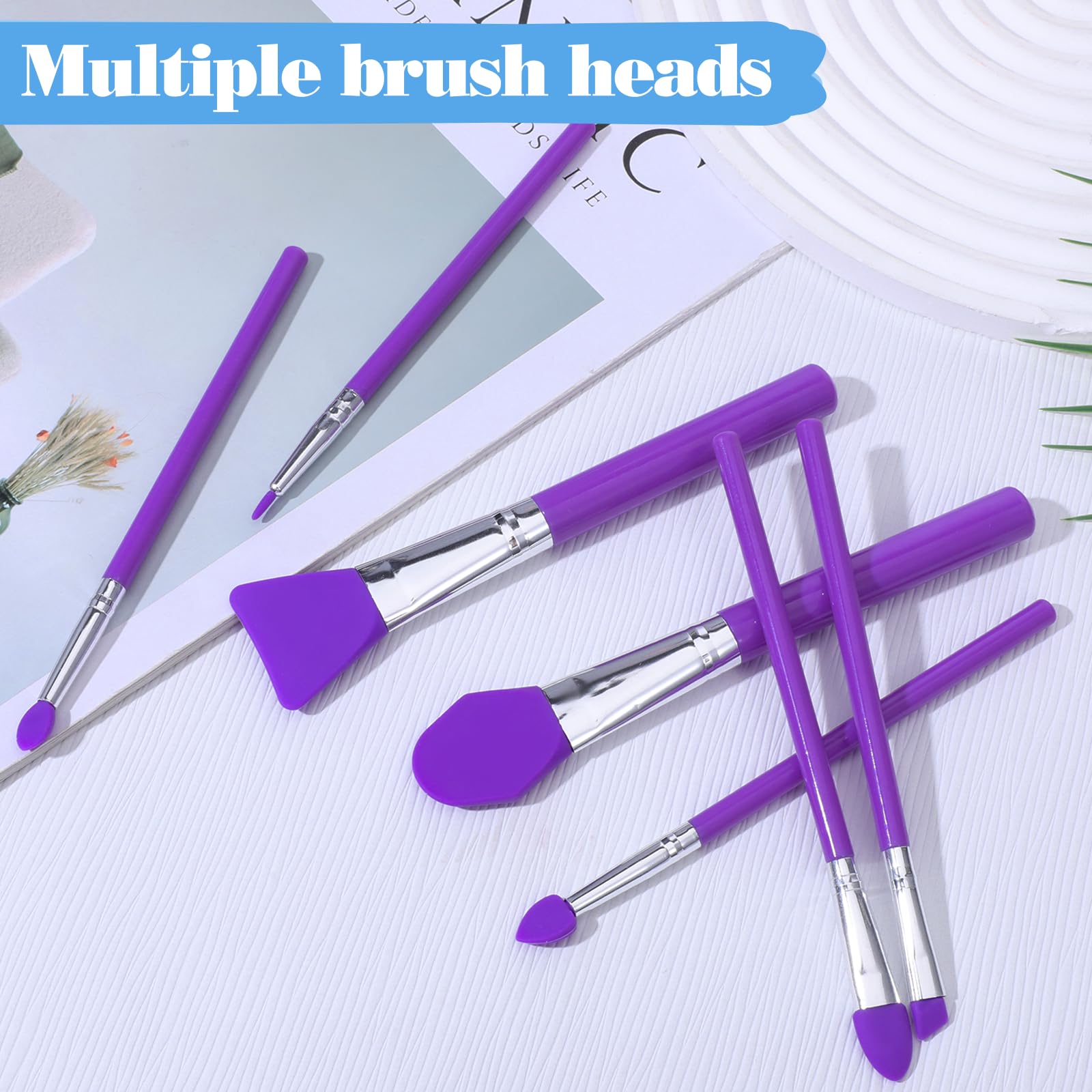 QfwdfcTrenz silicone brush heads provide soft, skin-safe application with precision.