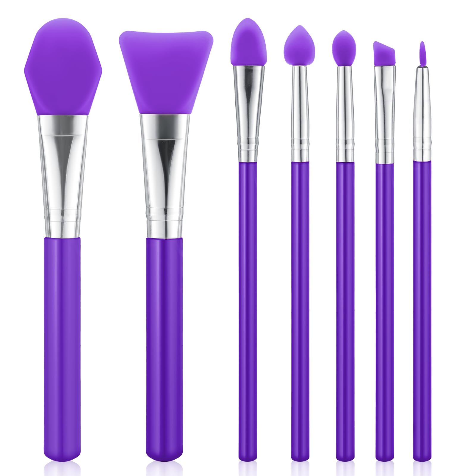 QfwdfcTrenz silicone brush applicator kit packaging highlights travel-ready convenience for on-the-go beauty.