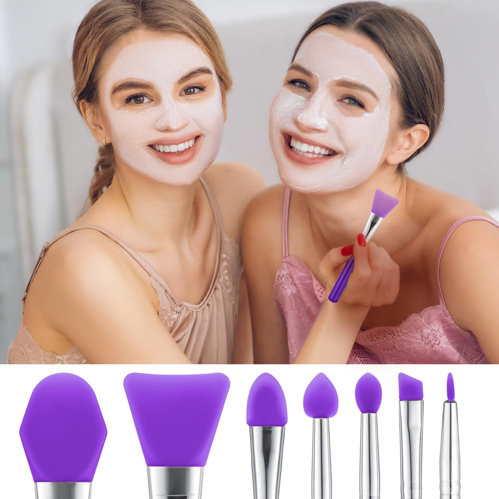 QfwdfcTrenz soft silicone keeps skin gentle during mask and makeup applications.