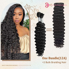 QGVQGV Brazilian virgin hair double weft highlights durability and tangle-free layers