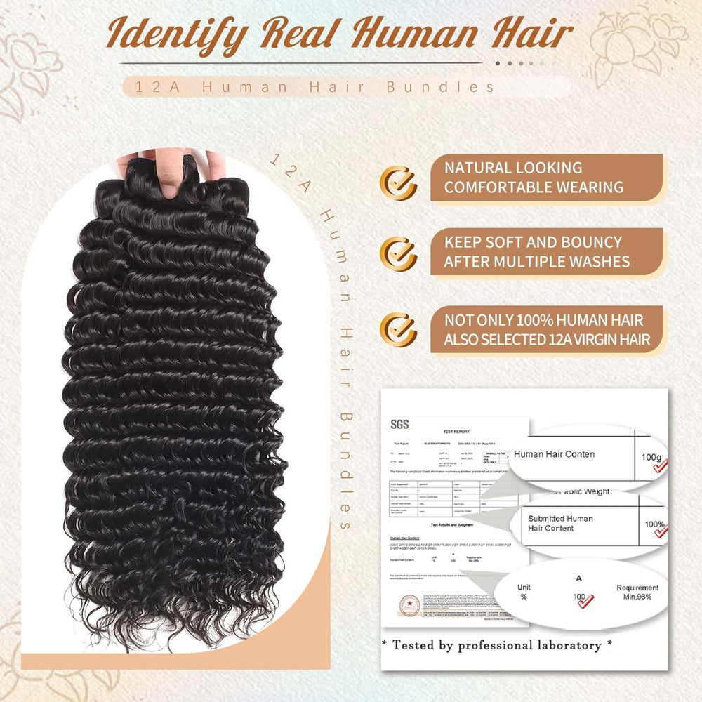 QGVQGV deep wave bundles 24-inch natural black demonstrate full-bodied volume