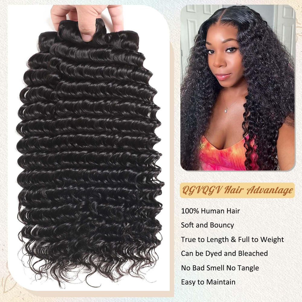 QGVQGV packaging includes wig cap for ready-to-wear styling