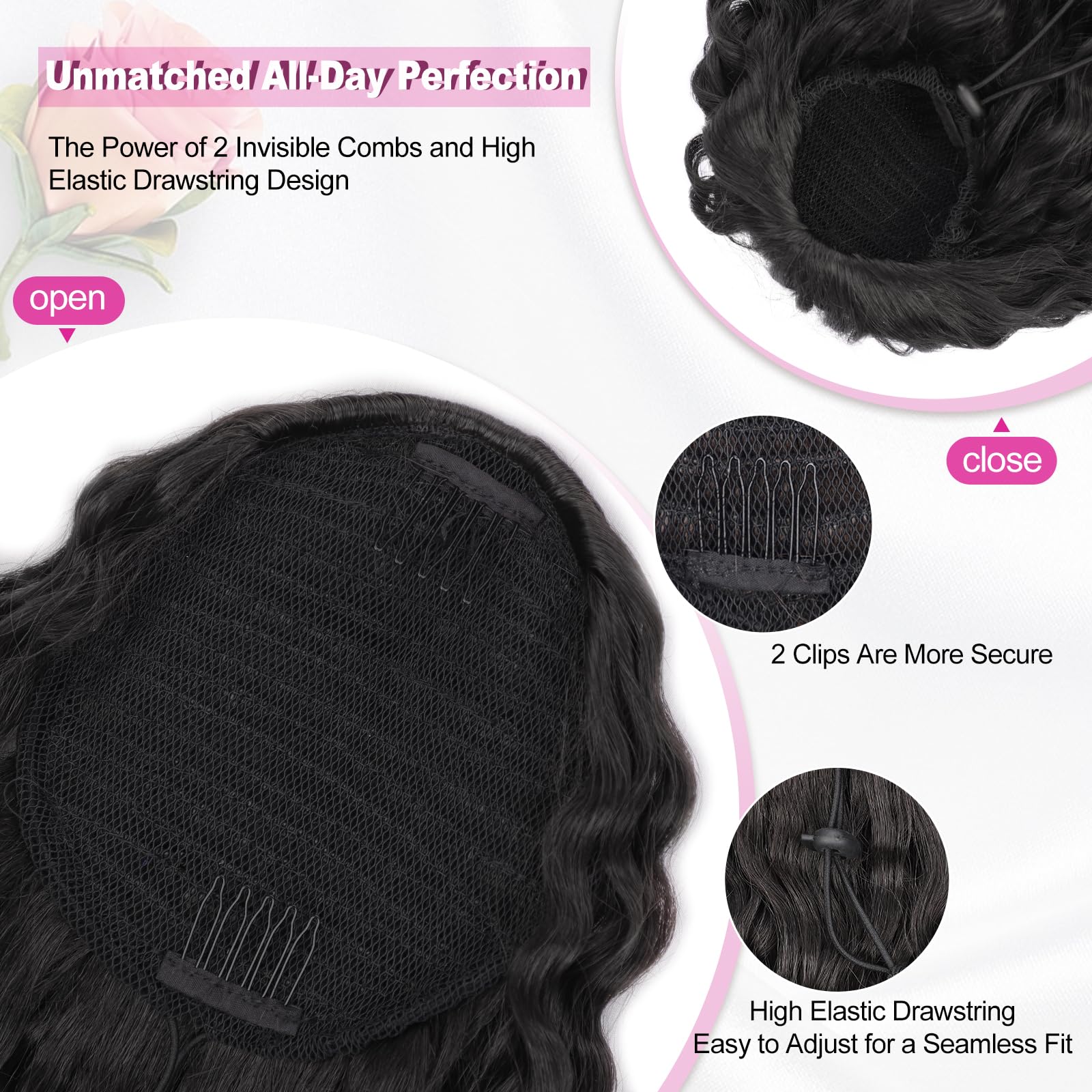 QGZ 18-inch length adds instant volume for versatile looks