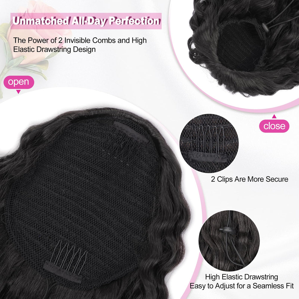 QGZ 18-inch length adds instant volume for versatile looks
