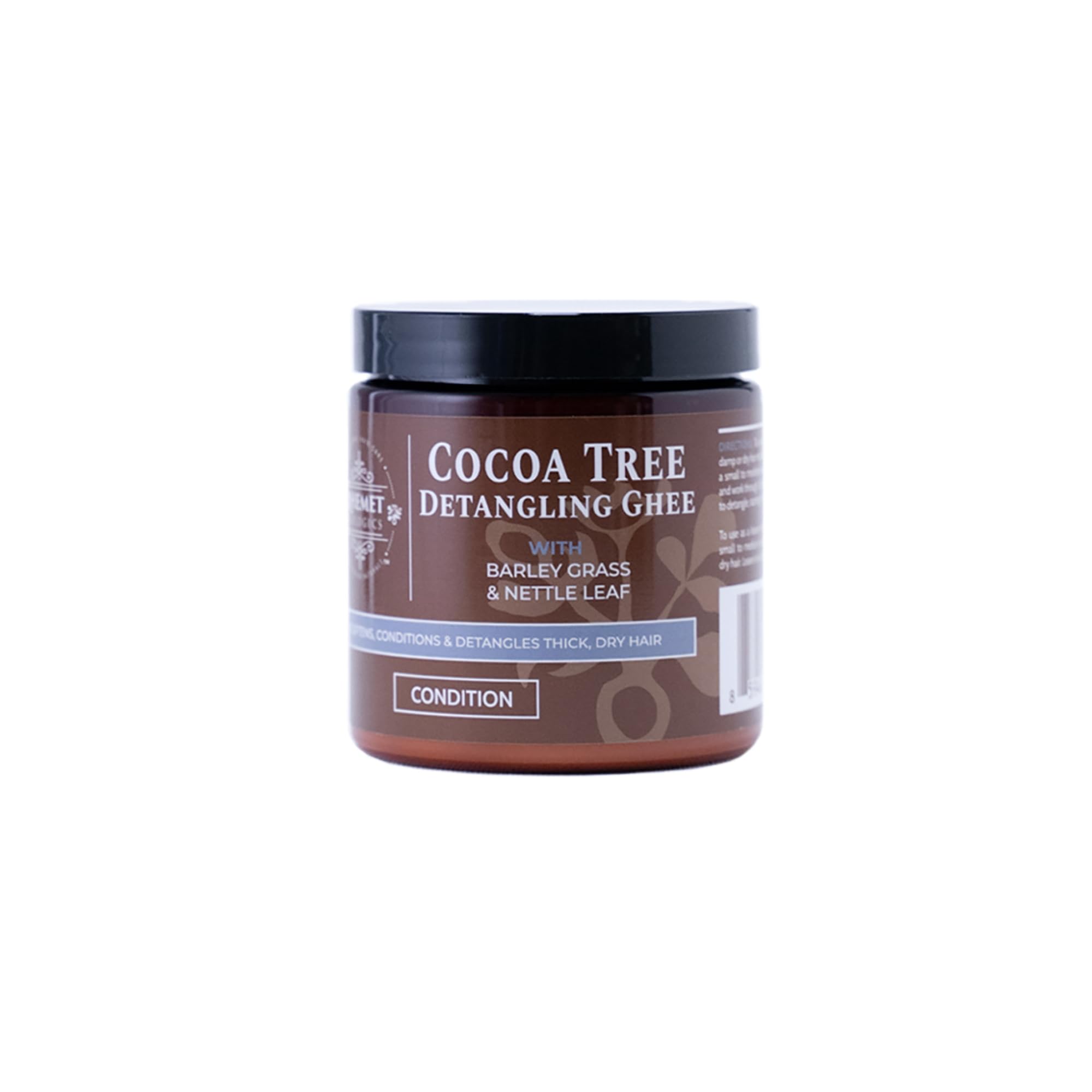 Qhemet Cocoa Tree Detangling Ghee bottle for smooth detangling on high porosity hair