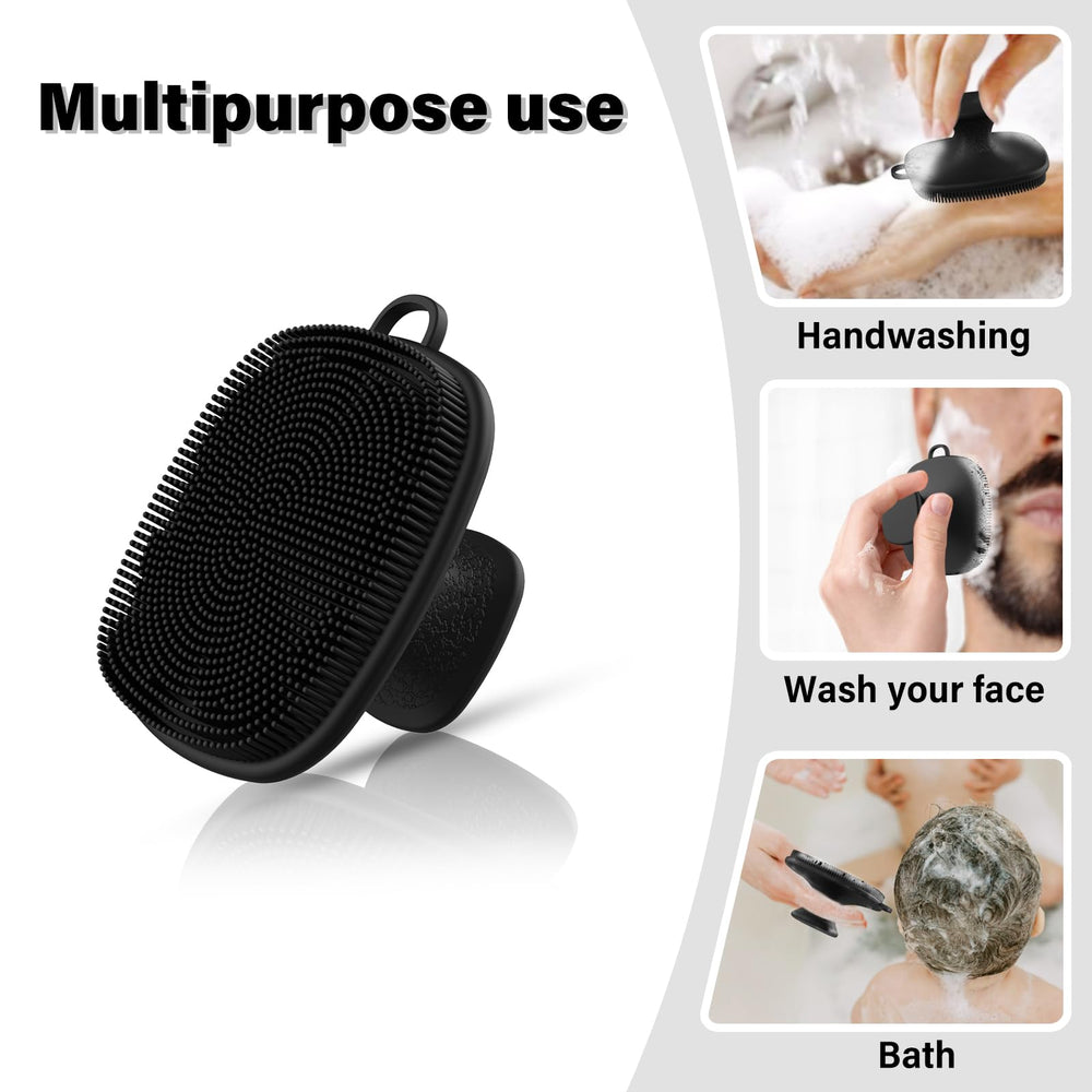 QiaKeoo waterproof face scrubber designed for easy cleanup and reuse