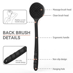 QiaKeoo face-brush image highlights delicate facial cleansing and refreshed complexion.