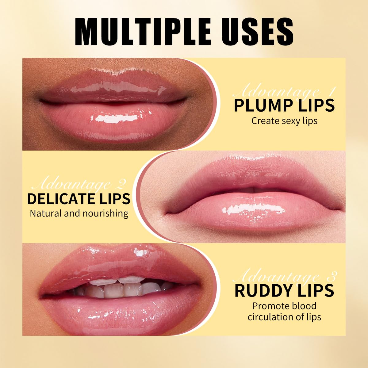 QIC all-year-use lipstick suits daily wear and social events.