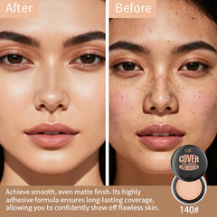 QIC Pot Concealer blemish-coverage swatch for quick spot concealment.
