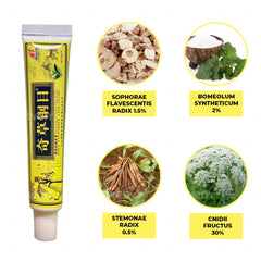 QICAOGANGMU Chinese herbal cream pack-5 for shared family skincare routine