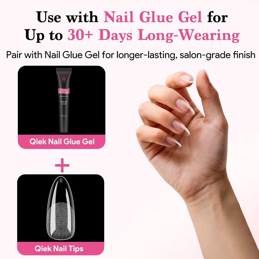 QIEK DIY salon-nail tips enable professional-looking nails at home.