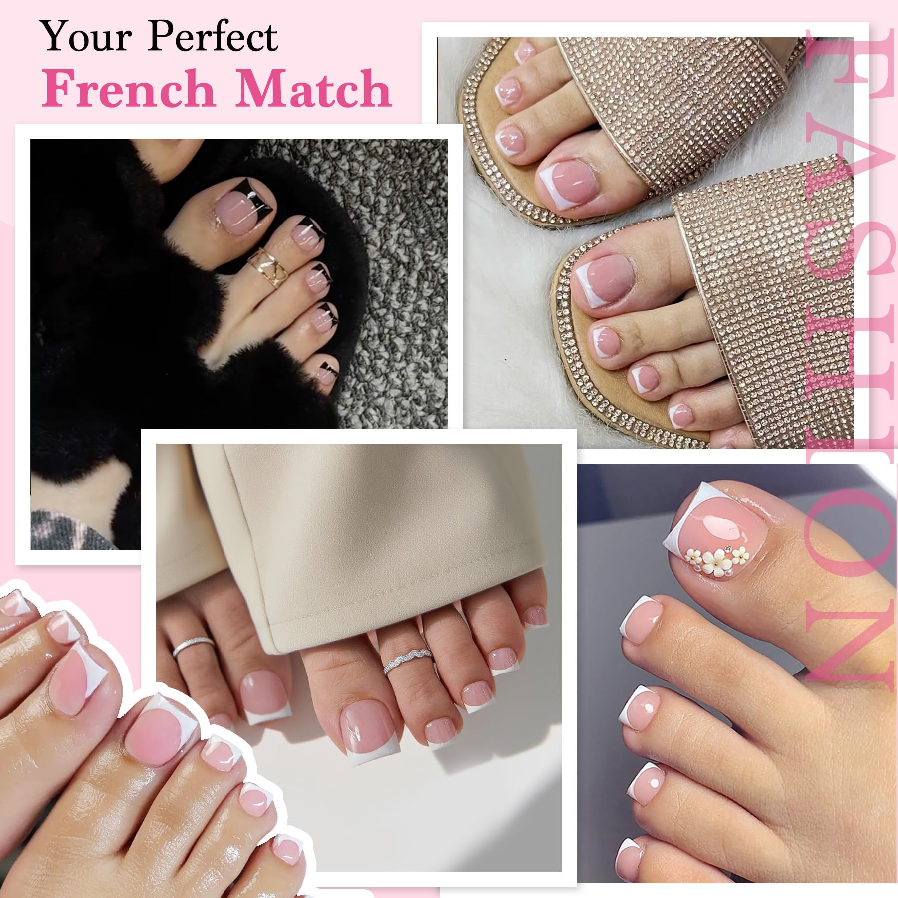 Acabado suave y natural que se siente como uñas reales.