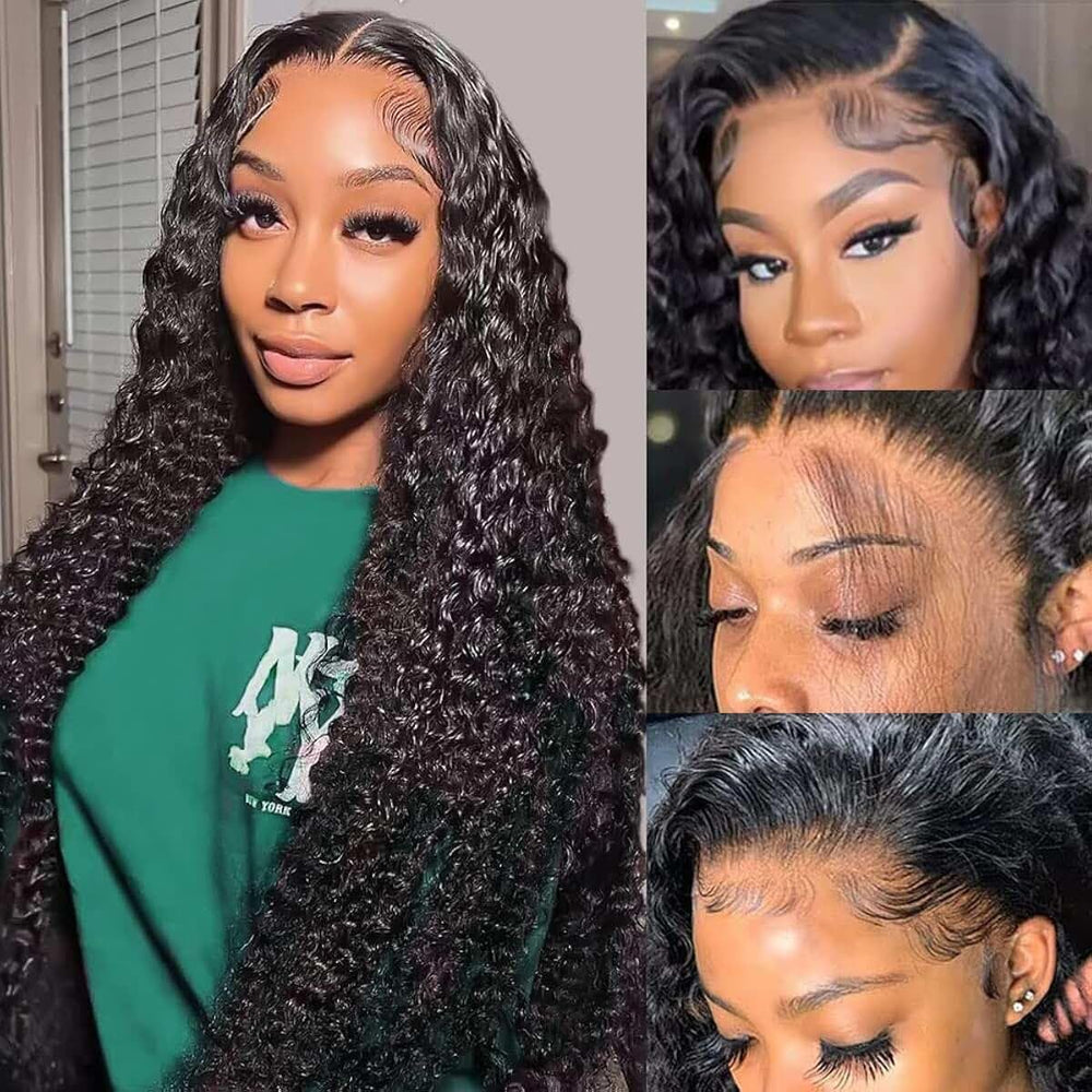 Qiikota natural black 30-inch wig showcases rich shade.