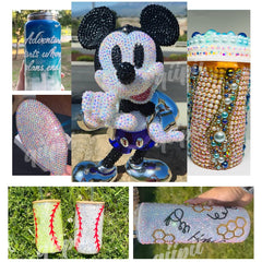 qiipii 28-types 4mm-rhinestones sparkly accents suited for tumblers and decorative crafts.