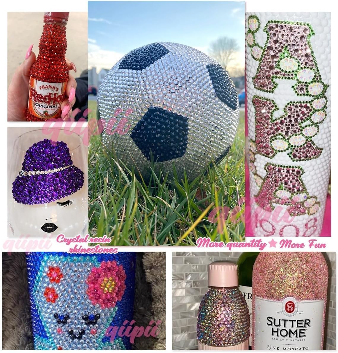 qiipii versatile use on tumblers, clothing, and accessories.