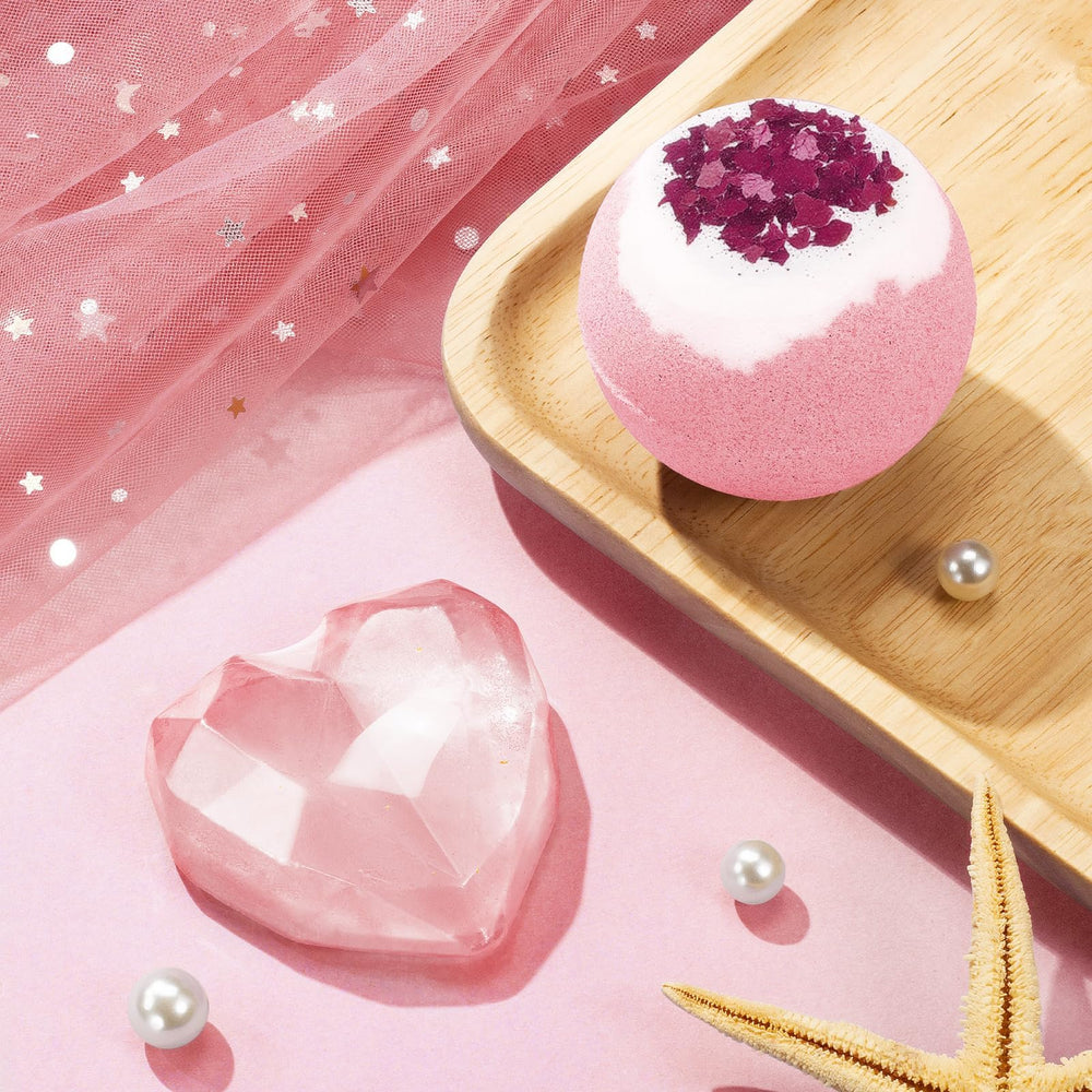 Qinline handmade soap and bath bomb pair for a gentle spa-like cleanse