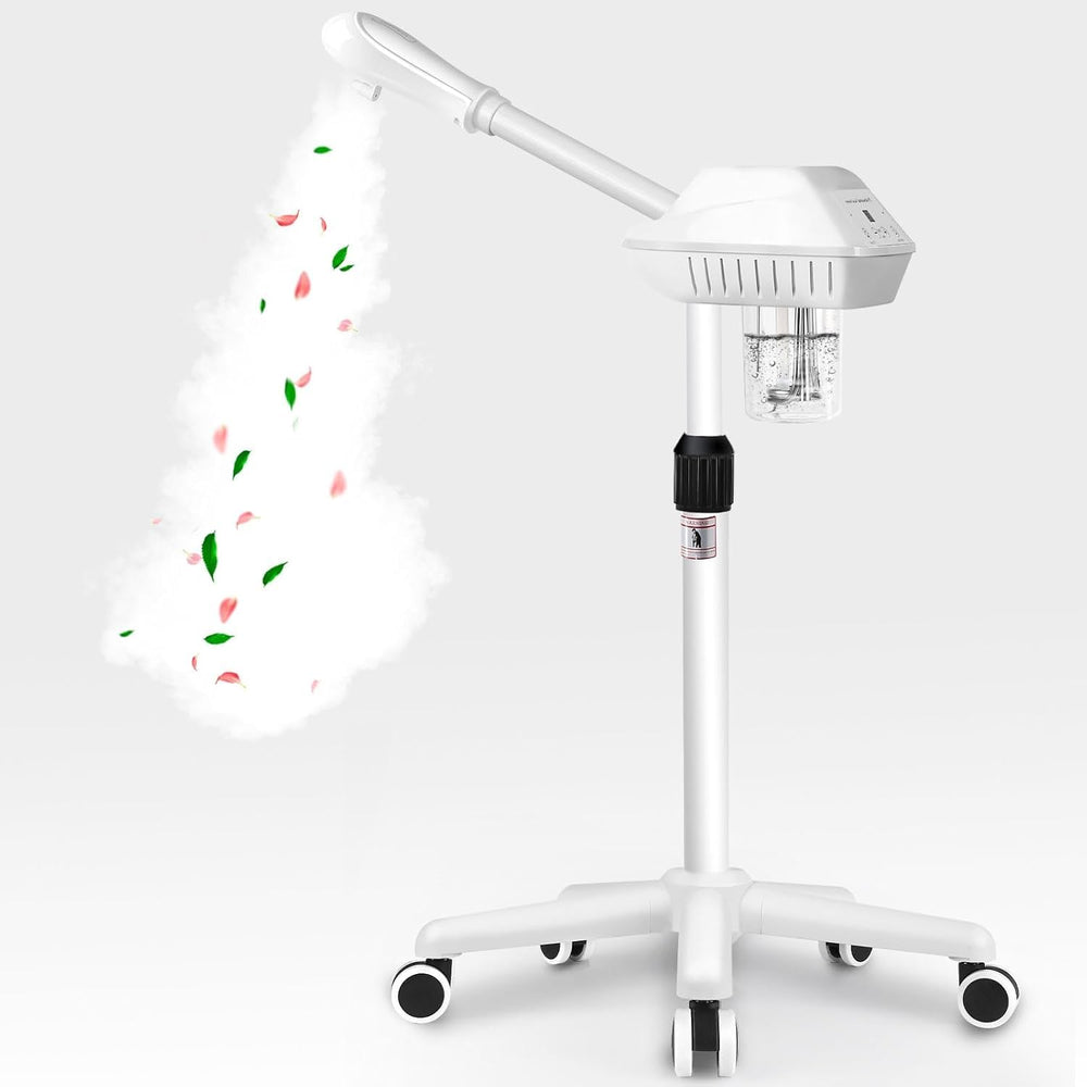 Qinrunkoi professional facial steamer ozone-spray enables spa-like sessions at home