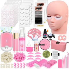 Qinzave lash mannequin head for realistic practice and precision training.