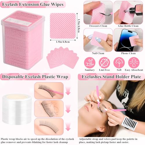 Qinzave lashes kit practice lashes deliver realistic textures for training