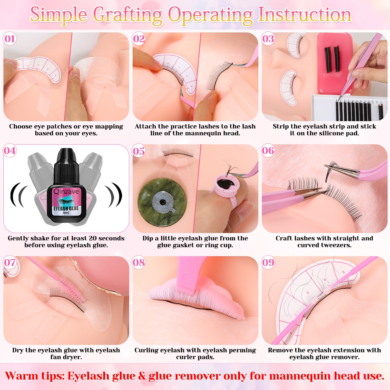 Qinzave tweezer cleanser for precise grip during work.