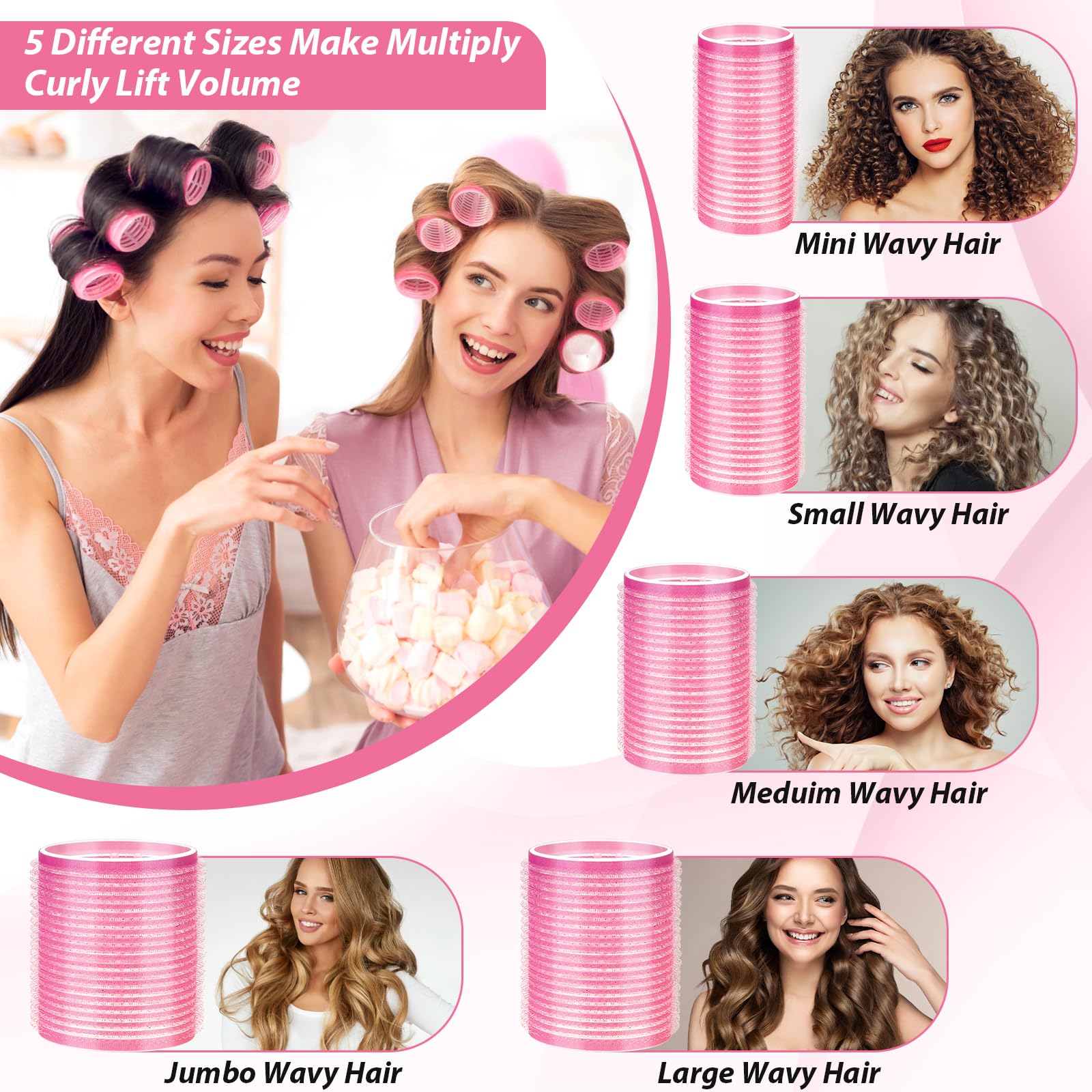 Qinzave self-grip rollers xs 0.98 inch ideal for precise ends and bang detailing.