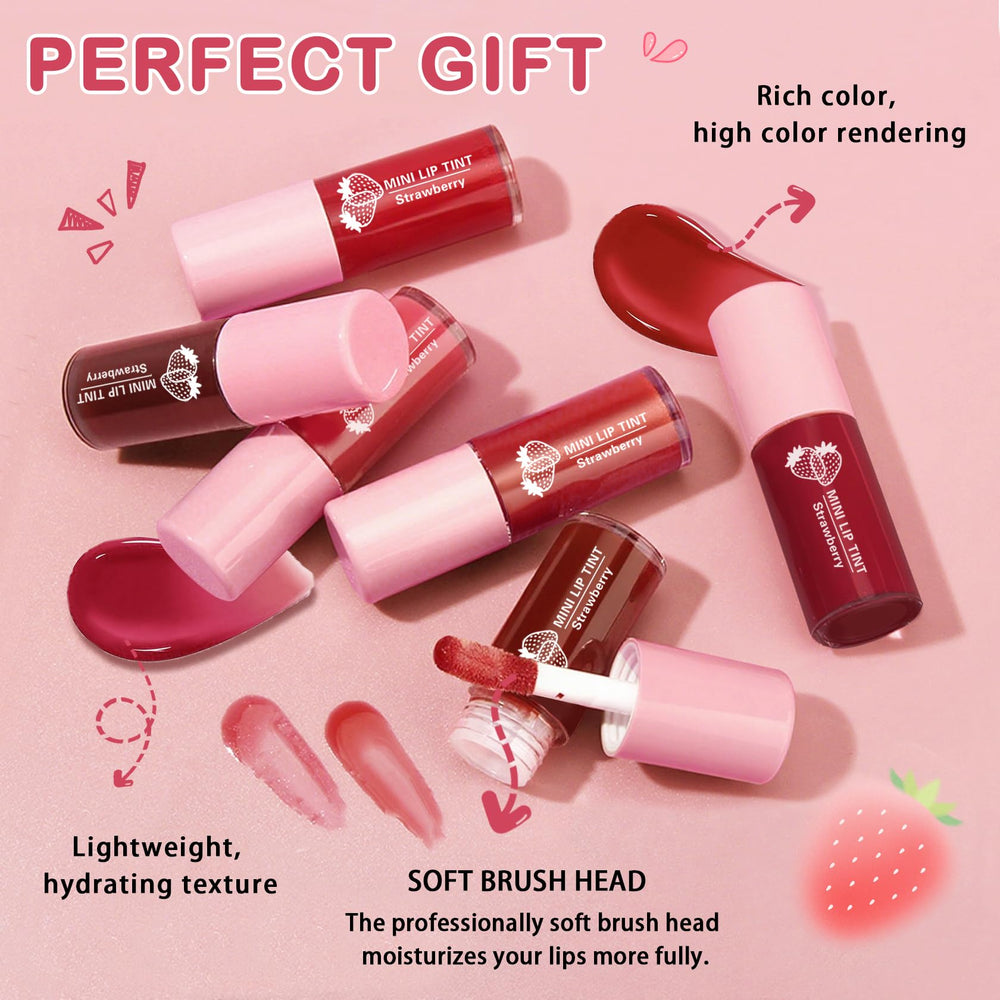 QIUFSSE Lip Tint compact travel case ideal for on-the-go touch-ups
