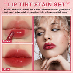 QIUFSSE Lip Tint long-lasting color with water-resistant finish