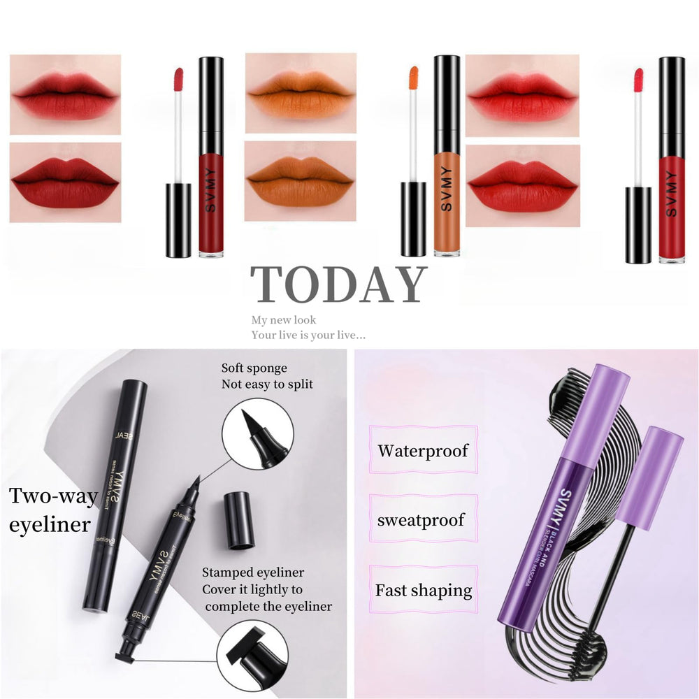 QiuNingTang brow and eyeliner kit offers precise tools for defined teen brows.