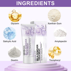 QKDBLWX Milia Remover texture closeup—creamy consistency for smooth application