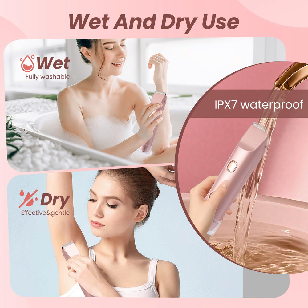 Qkiky Bikini Trimmer compact design fits easily in a travel bag.