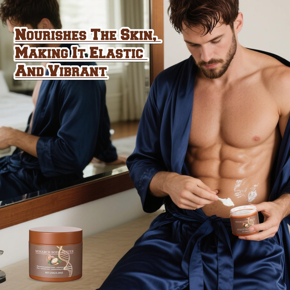 QnmtShna body butter men after sun soothing moment for comfort.