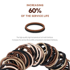 Qooocy metal-free design minimizes snag risk for kids and adults.