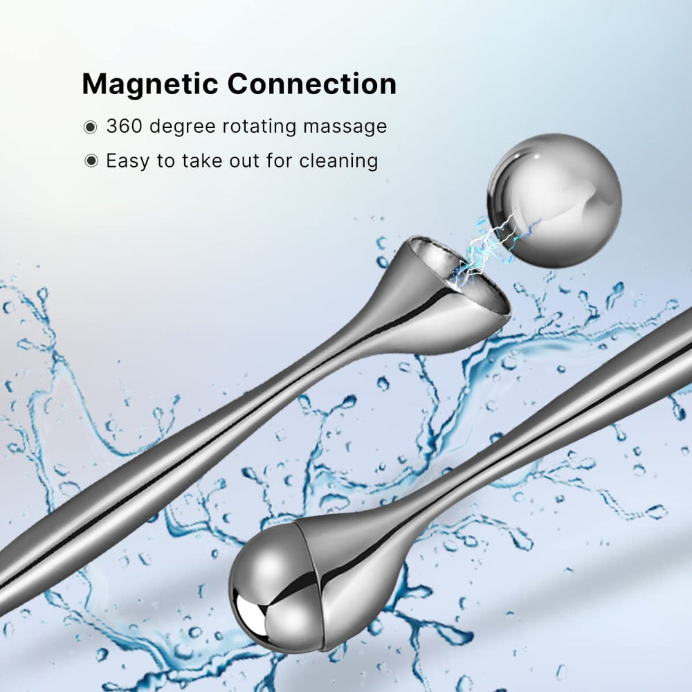QooWo Eye Roller manual-acupressure-end targets tension points to ease eye strain.