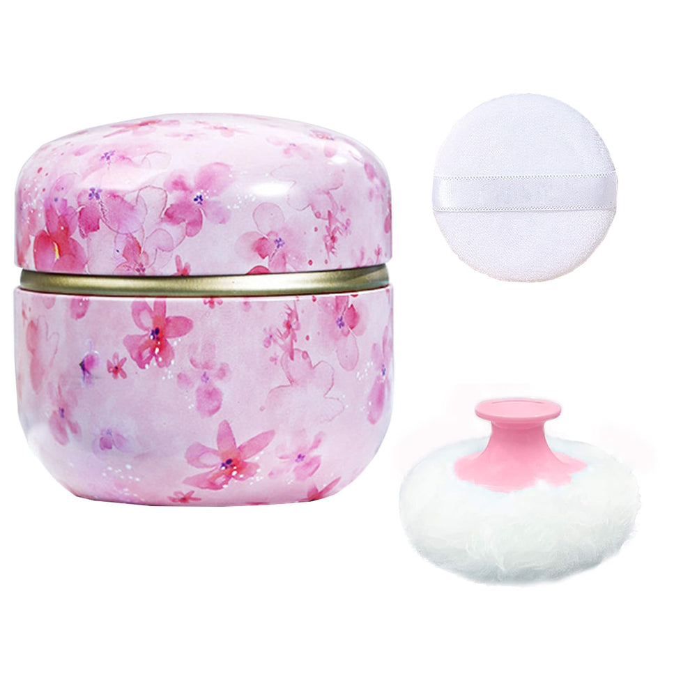 Qopoto Sakura powder puff soft touch for gentle powder application
