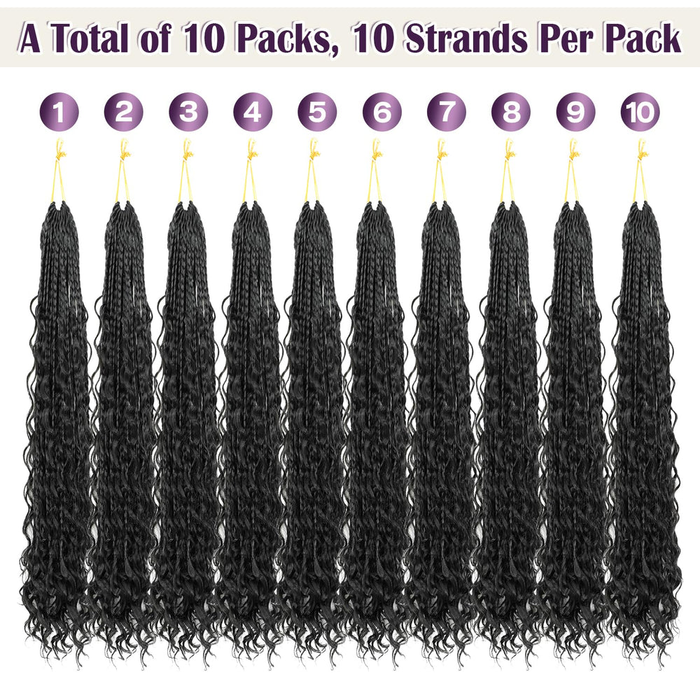 QQPIKHU light and comfortable box braids for all-day wear