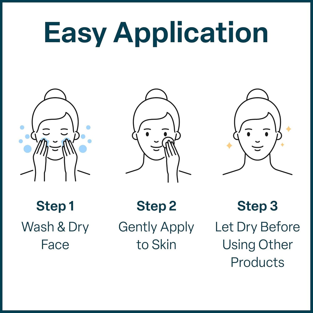 QRxLabs glycolic pads with vitamins B5, C & E for hydration and antioxidant support.