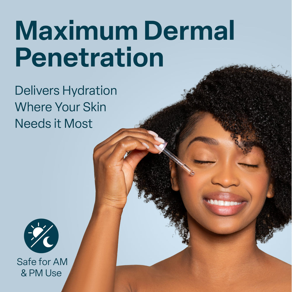 QRxLabs Hyaluronic Acid Serum packaging displays cruelty-free commitment.