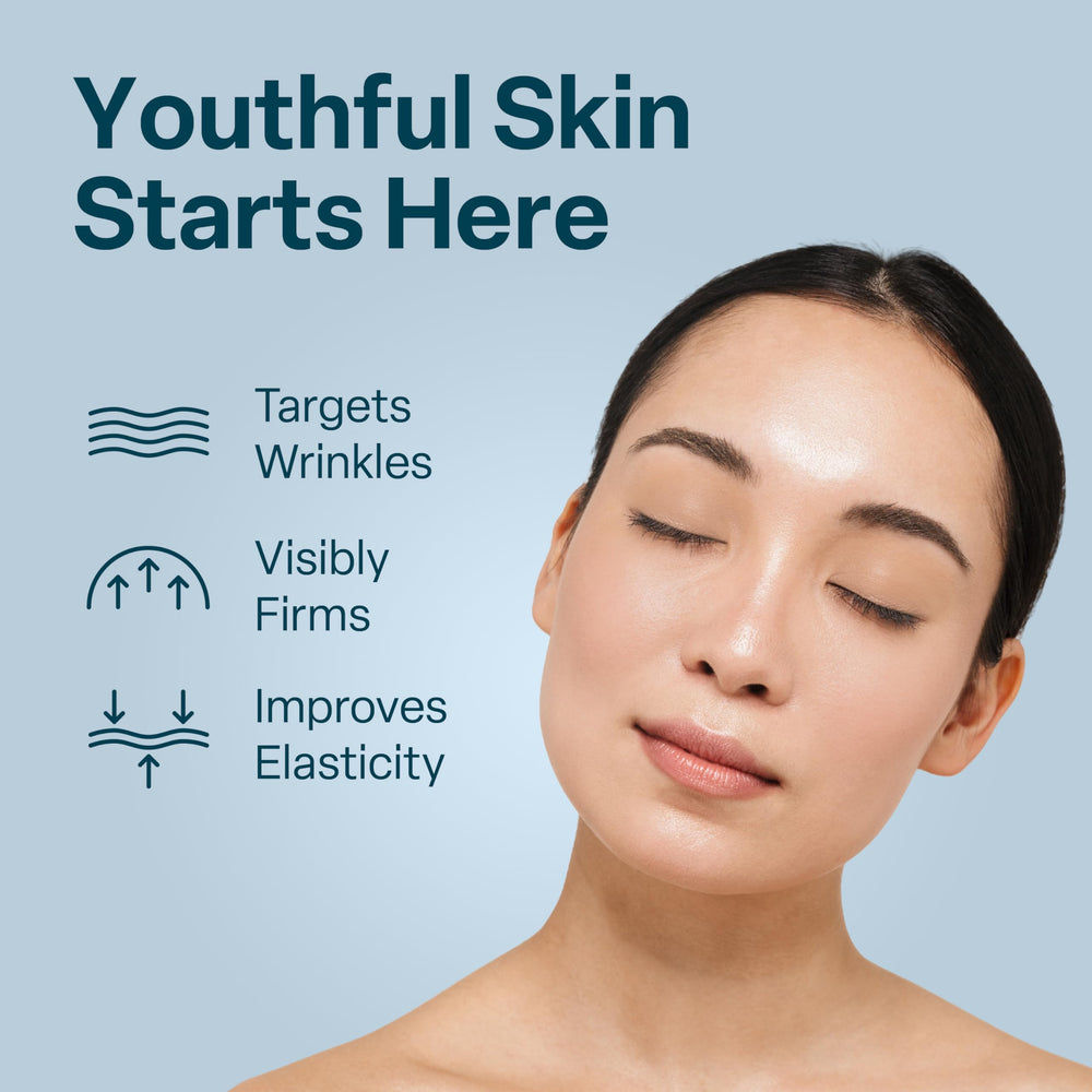 QRxLabs Peptide Complex Serum dropper—precise application for targeted firming and moisture.