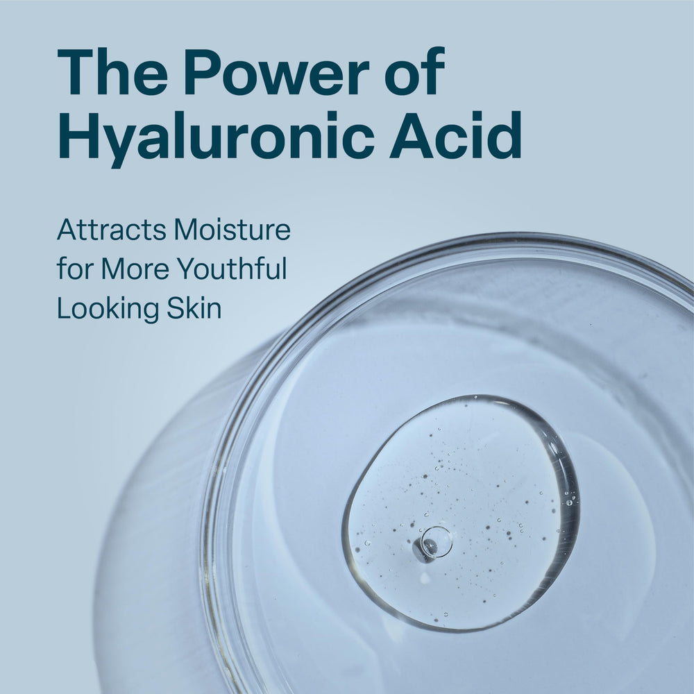 QRxLabs Peptide Complex Serum with hyaluronic acid—long-lasting hydration and plump feel.