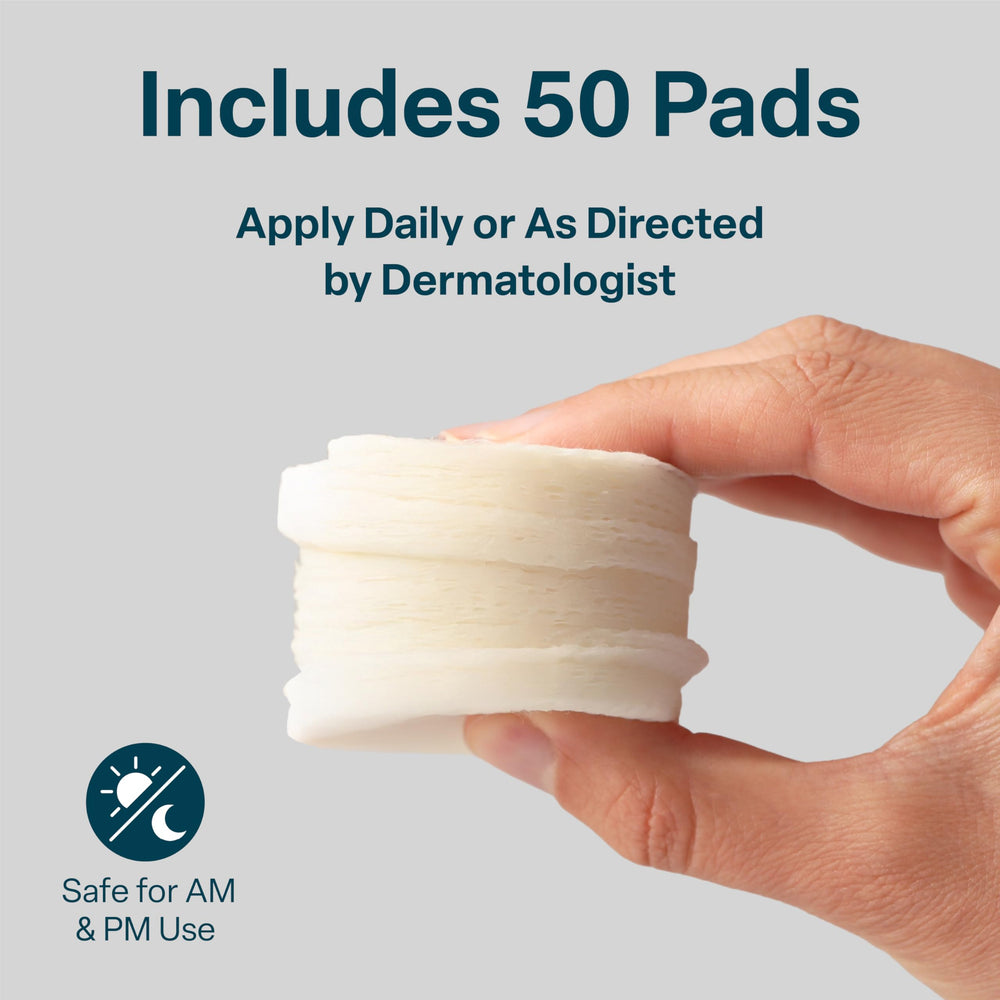 QRxLabs Pore Refining Toner Pads after-use glow — radiant complexion.