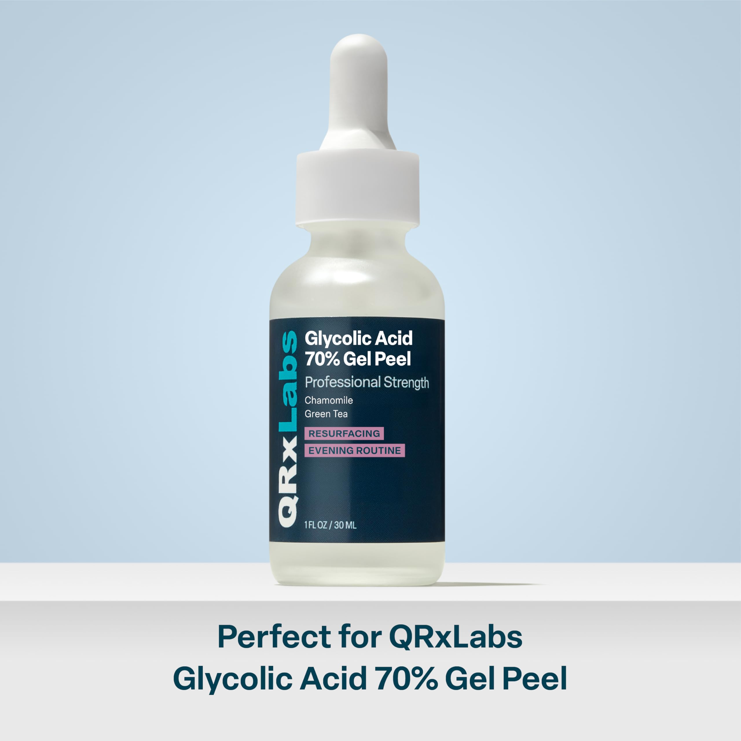 QRxLabs precise spray for controlled neutralization after chemical peels.