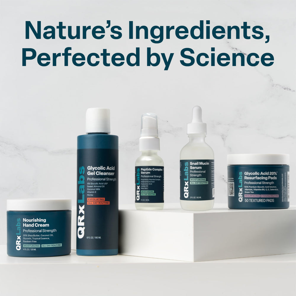 QRxLabs silicone-free claim image emphasizes lightweight hydration suitable for daily routines.