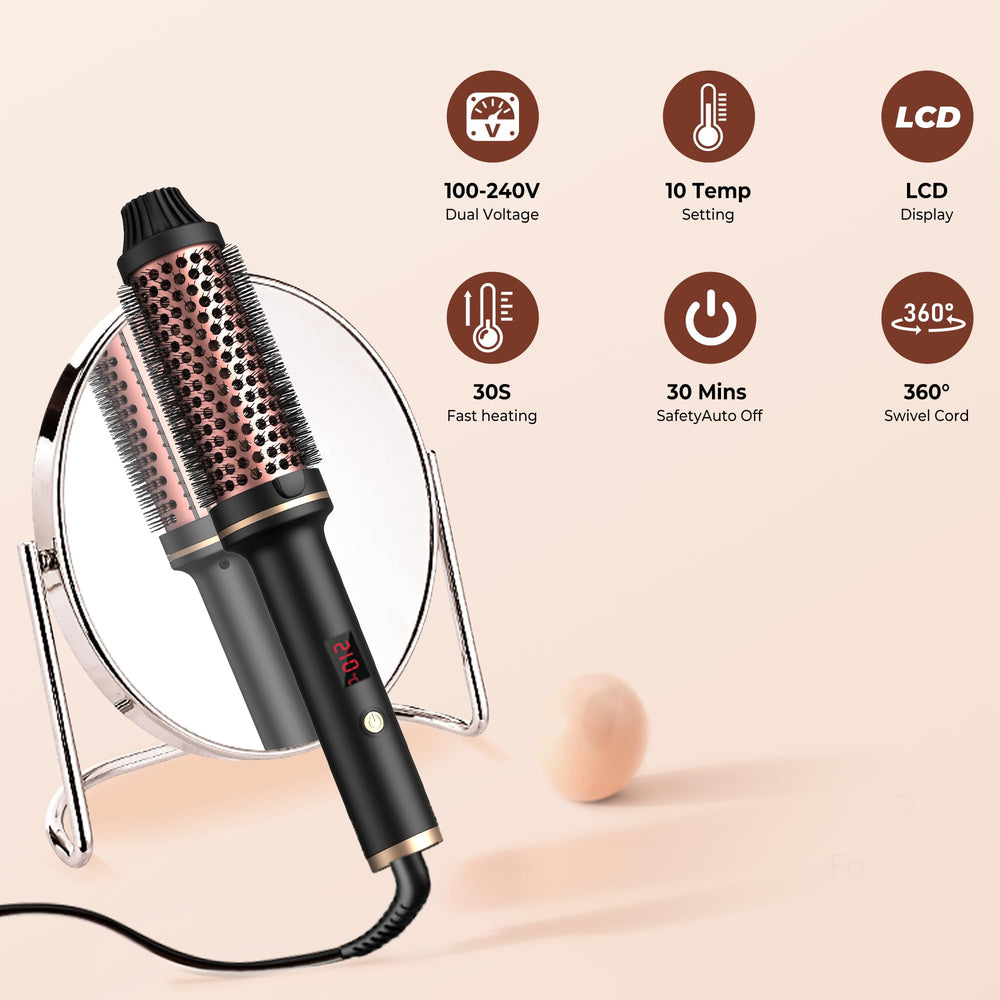 QSOOWIS ceramic-tourmaline technology aids moisture and smoothness during use