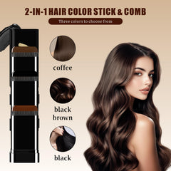 Qtaikong waterproof hair dye stick shown, sweat-resistant for workouts.