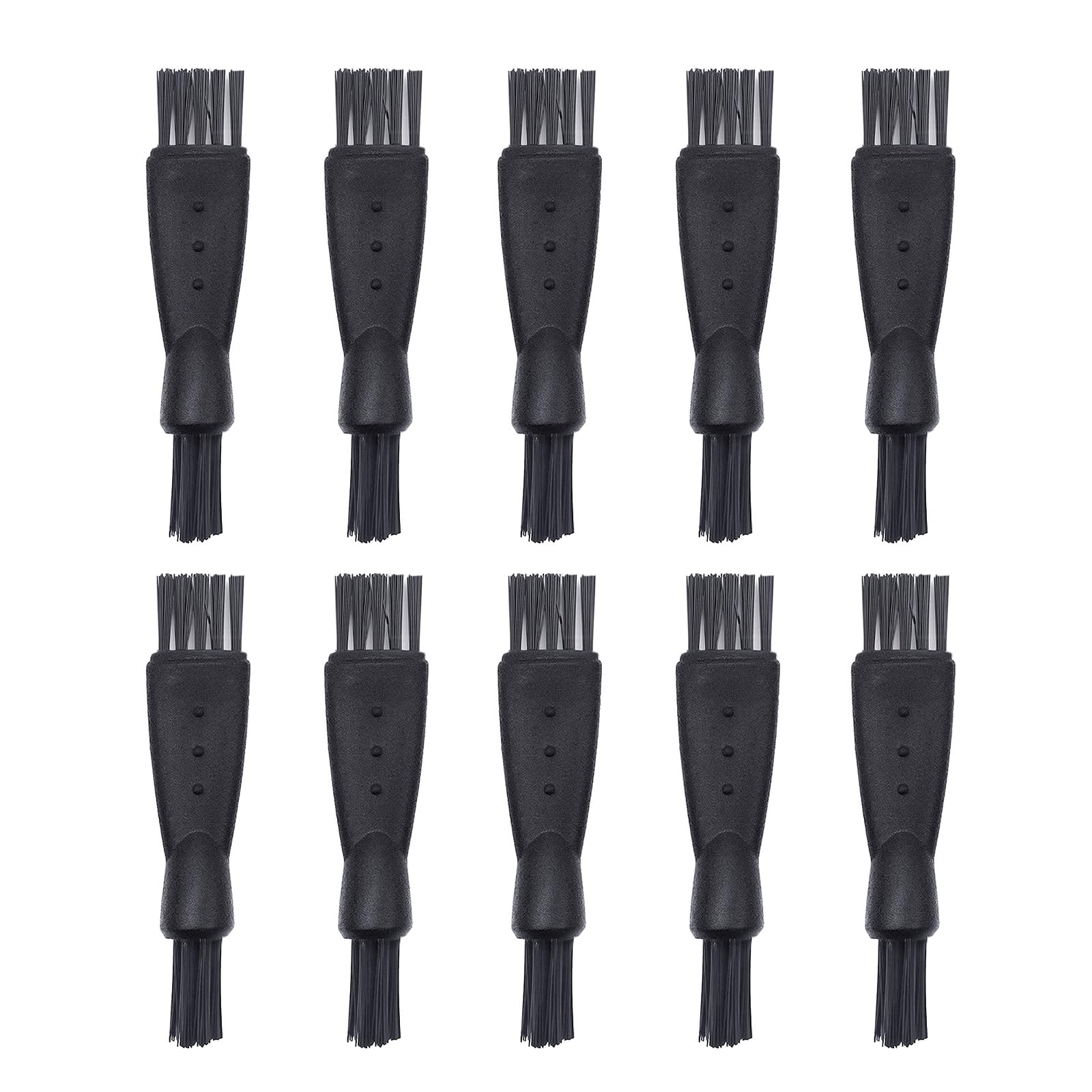 Quacc 10pcs shaver cleaning brush pack for quick blade debris removal.
