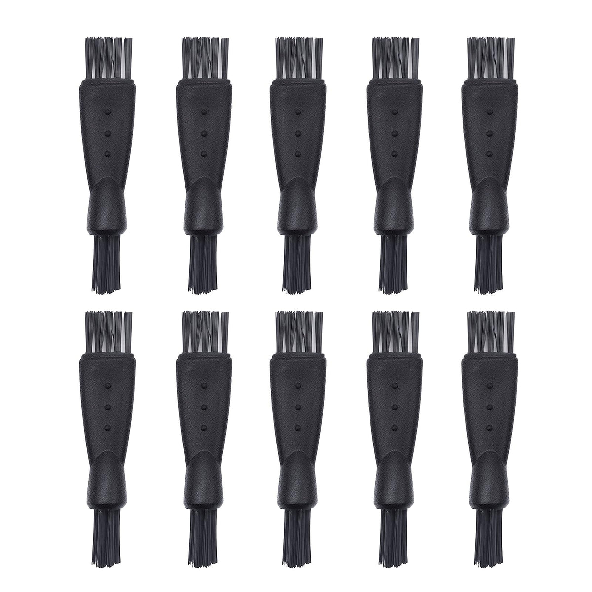 Quacc 10pcs shaver cleaning brush pack for quick blade debris removal.