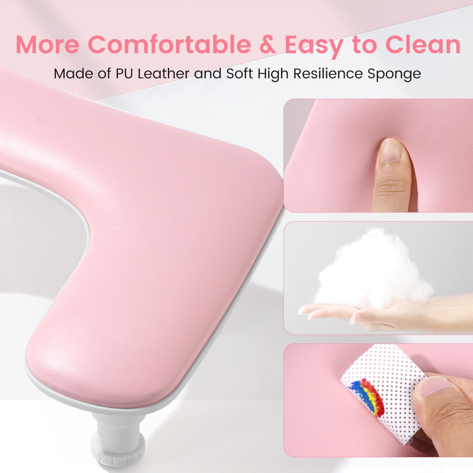 Quaferen arm rest dimensions 17.1x11x5.9 inches roomy fit.
