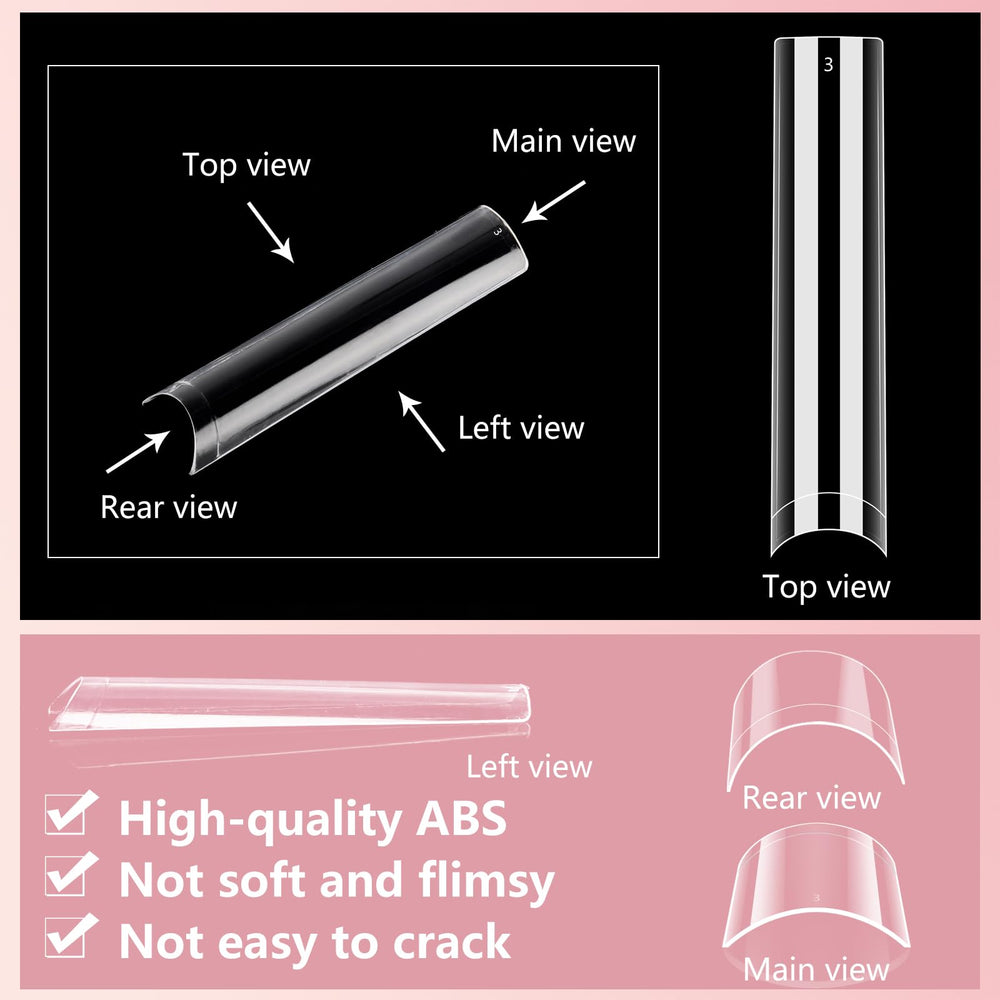 Quaferen long-nail design ideal for wedding, prom, or party looks